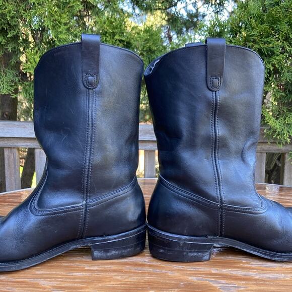 10.5E Vintage HY-TEST Pull On Pecos Steel Toe Work Biker Boots main image 7